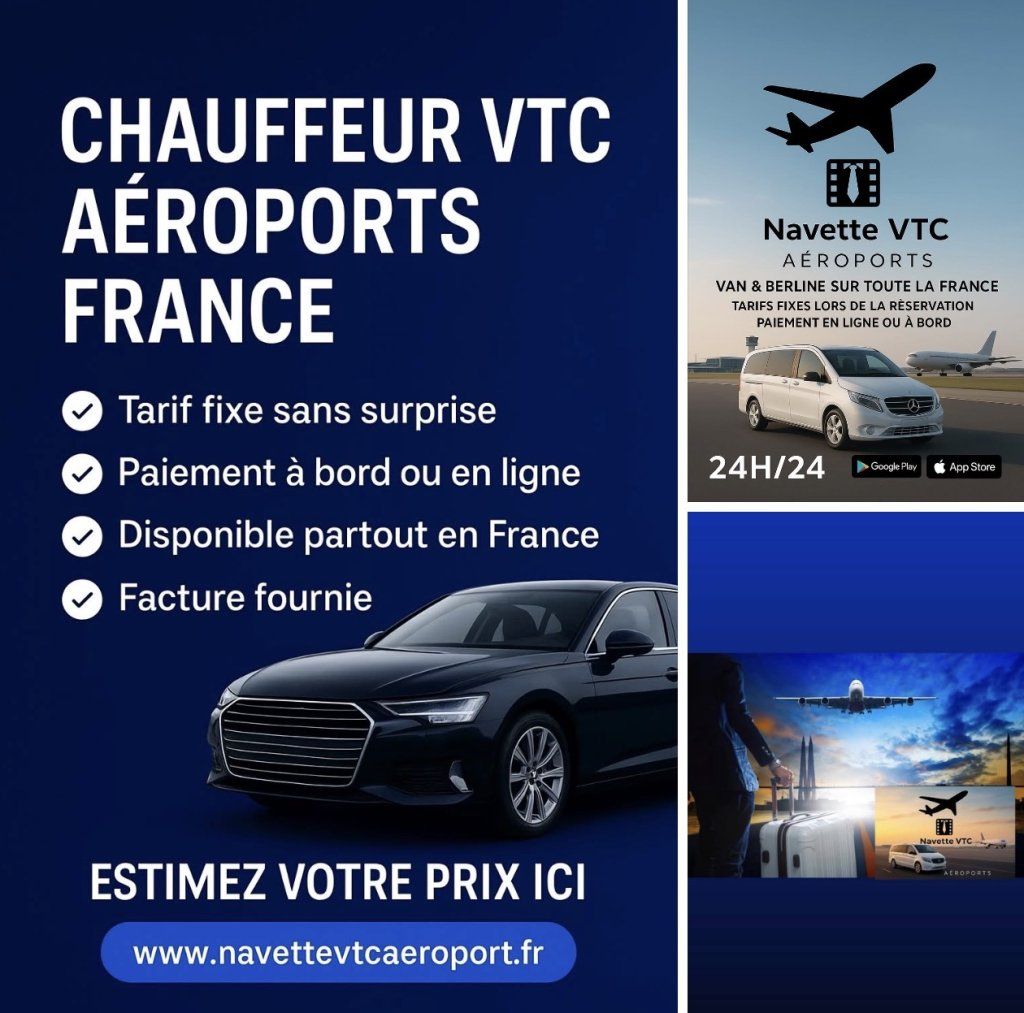 Votre Transfert Aéroport Serein Partout en France : Tarif Fixe, Confort & Professionnalis